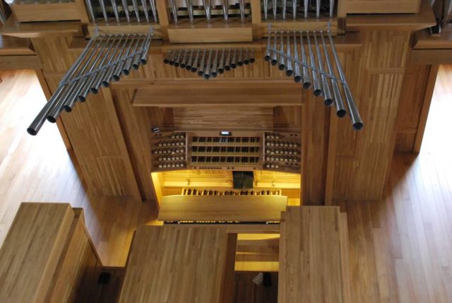 Órgano de la Iglesia Vieja de Sabugo, teclado