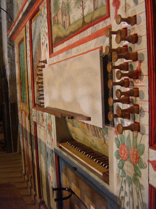 Órgano de la Iglesia de San Martín, Cevico de la Torre, detalle 3